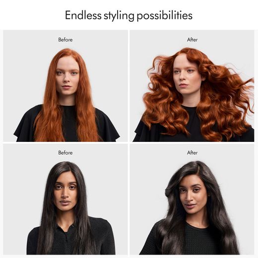 Dyson Airwrap™ I.D. Straight & Wavy 601857-01 Hot Air Styler - Ceramic Pink / Rose Gold - Annotation - Endless styling shot