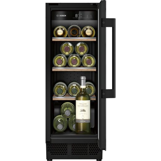 Bosch KUW20VHF0G Built In Wine Cooler - Black - F Rated