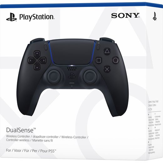 PlayStation PS5 DualSense™ Wireless - Black - Left box perspective shot