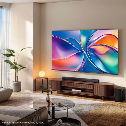 Hisense E7Q 98" 4K Ultra HD QLED Smart Android TV [2025] - TV in room