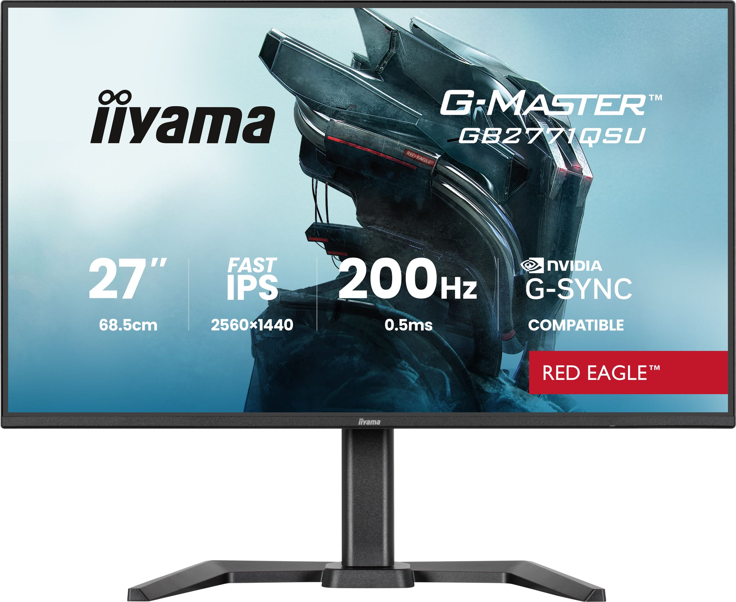 Iiyama - G-MASTER GB2771QSU-B1 - Gaming Monitor - 27-inch - WQHD - 200Hz - Black