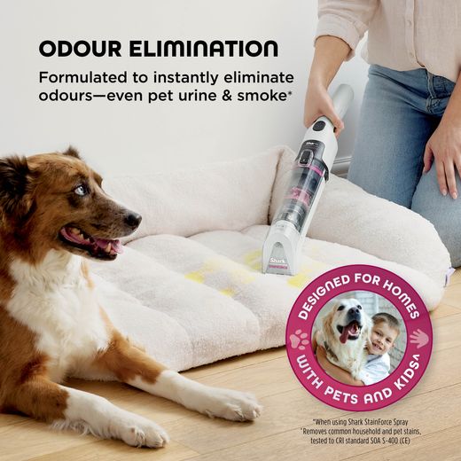 Shark HX100UKT Spot Cleaner White - Annotation - Odour eliminator shot
