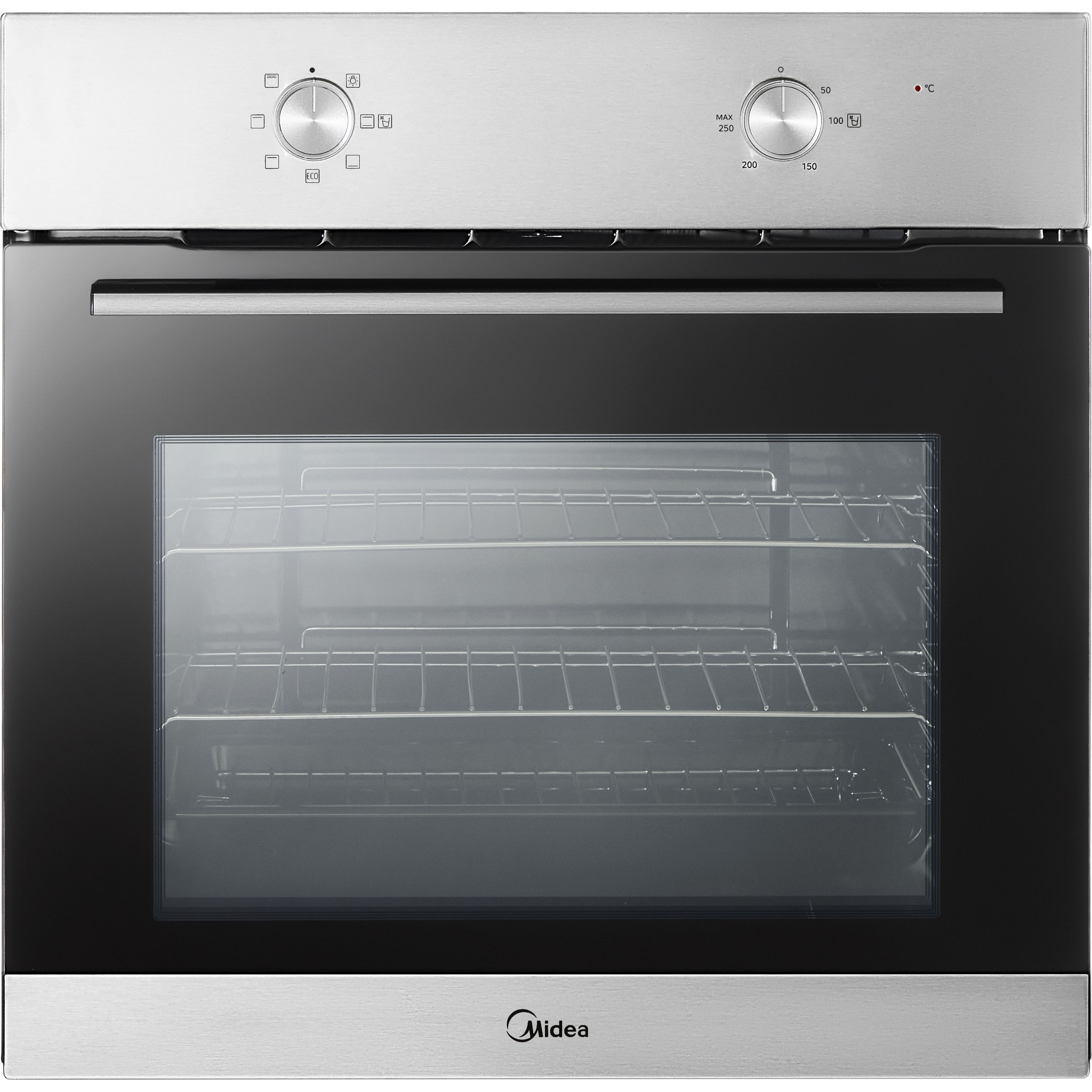 Midea MBO65M40M04E-SS Built In Electric Single Oven - Stainless Steel - Conventional Oven
