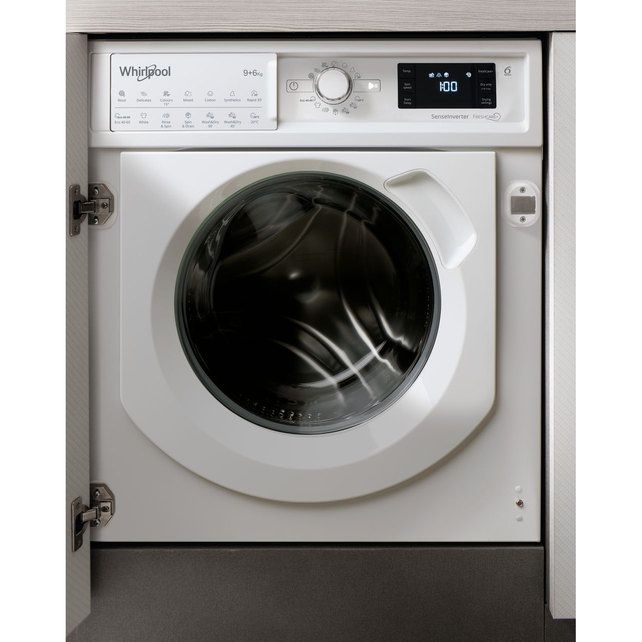 Whirlpool BIWDWG961484UK Integrated 9Kg / 6Kg Washer Dryer with 1400 rpm Review
