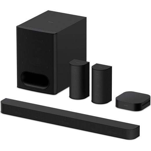 Sony BRAVIA Theatre System 6 HTS60.CEK 5.1 Surround Home Cinema System - Black - Left perpsective shot 