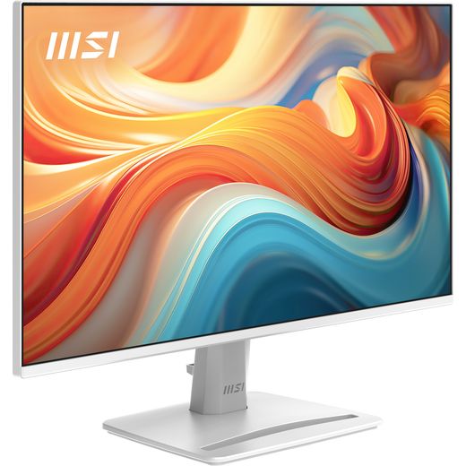 MSI Pro MP243W E14 23.8" Full HD 144Hz Monitor - White - Right perpsective shot