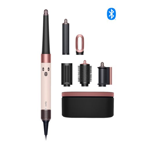 Dyson Airwrap™ I.D. Straight & Wavy 601857-01 Hot Air Styler - Ceramic Pink / Rose Gold - Annotation - Bluetooth shot