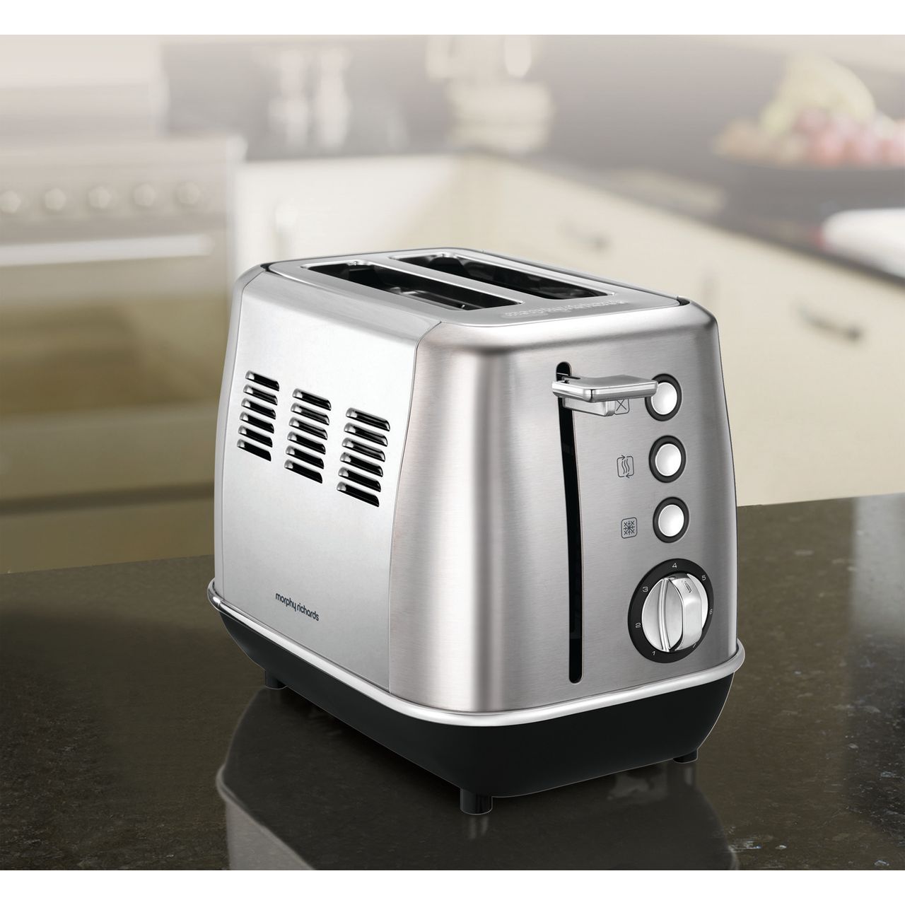 Morphy Richards Toaster | Brushed Steel Buy MORPHY RICHARDS Evoke Premium