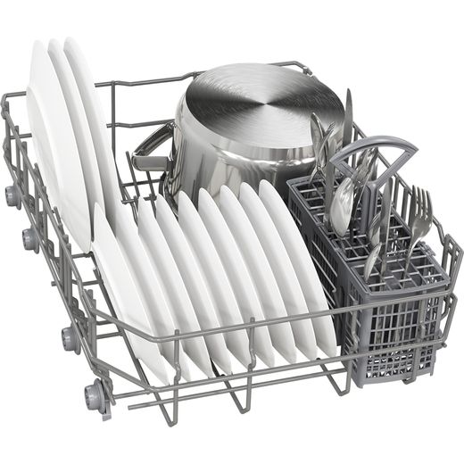 Siemens Slimline Dishwasher - White - Basket shot