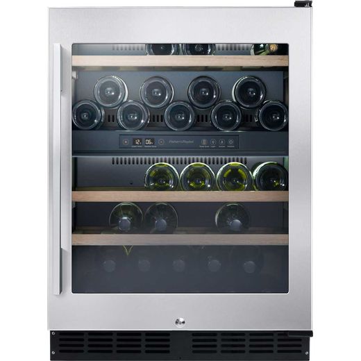 Fisher & Paykel RS60RDWX1 Built In Wine Cooler - Stainless Steel - G Rated