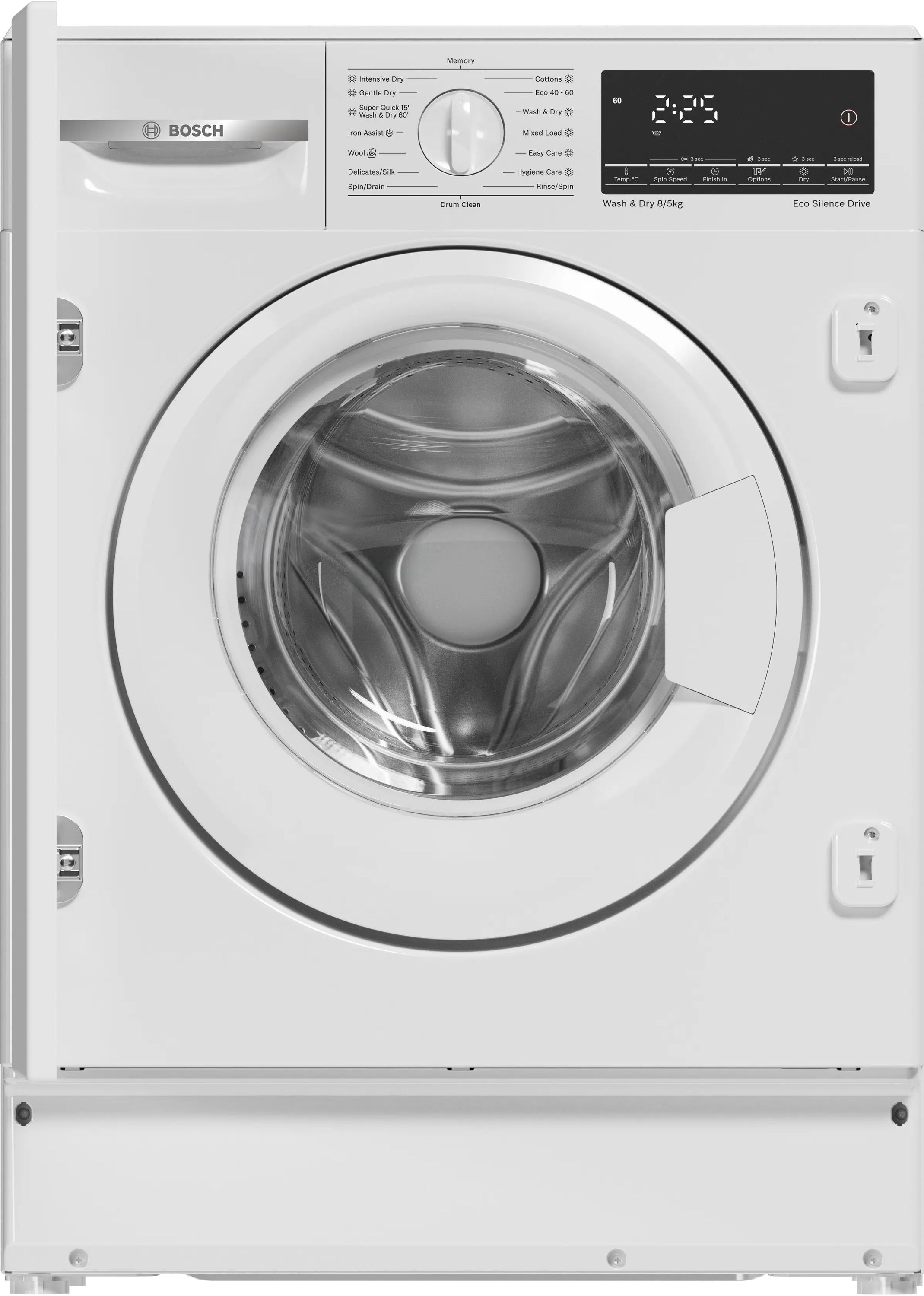 Bosch WKD28490GB Integrated Washer Dryer 8kg Wash 5kg Dry 1400rpm White
