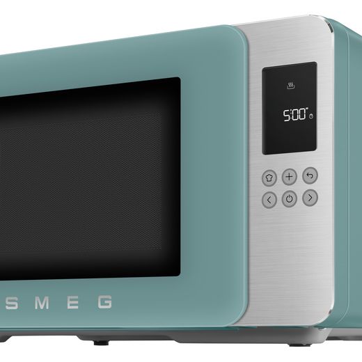 Smeg Collezione MOC01EGMUK Litre 30cm High, Freestanding Small - Emerald Green - Control panel