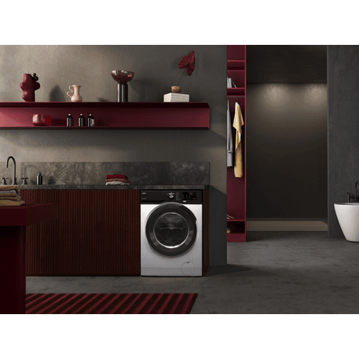 AEG LFED61144B 10kg Washing Machine with 1351 rpm - White - Washing machine in kitchen