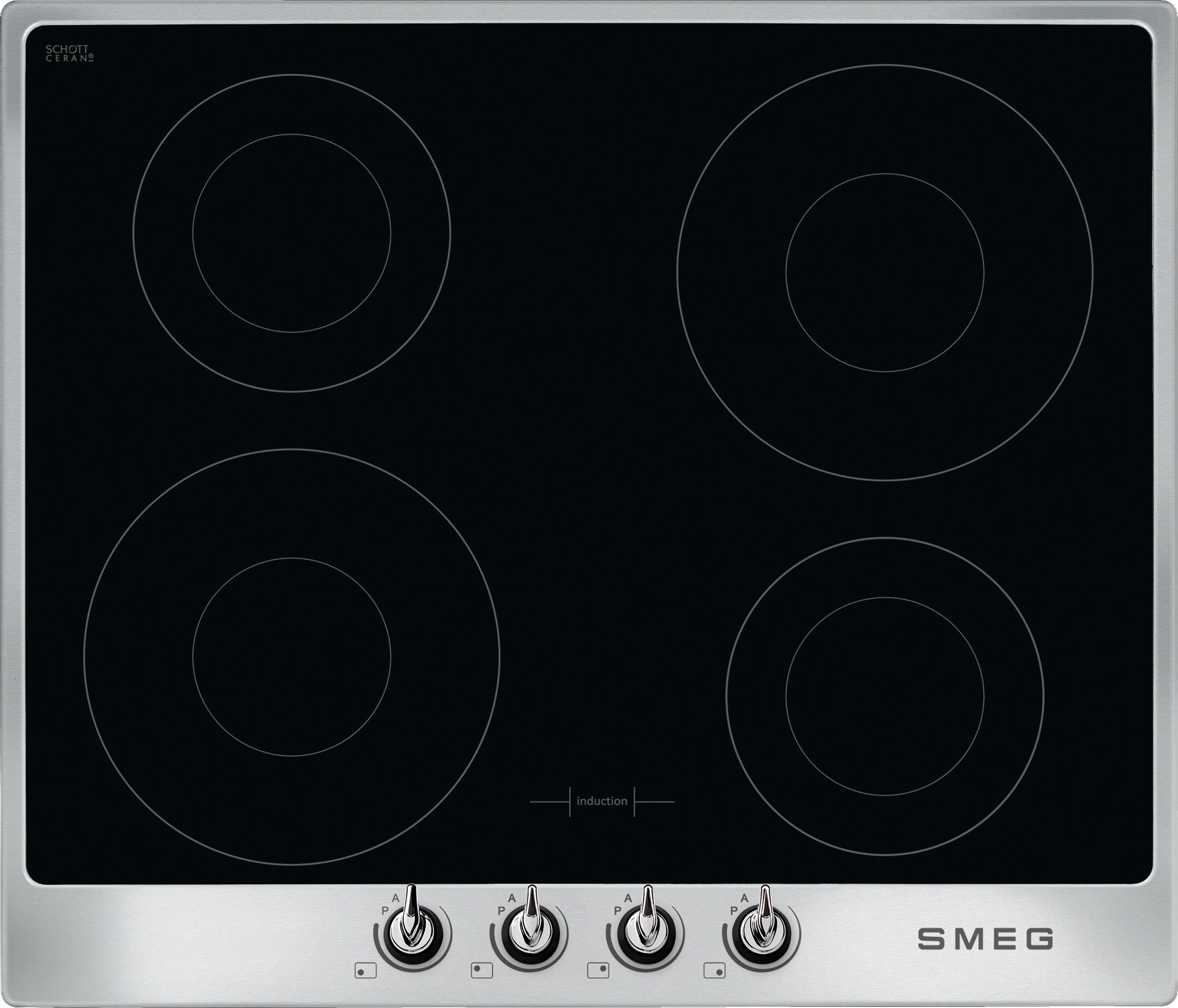 Image of Smeg Victoria SI964XM 60cm Induction Hob - Stainless Steel, Stainless Steel