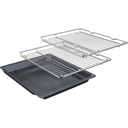 Bosch Serie 8 Electric Single Oven - Black - Oven shelves