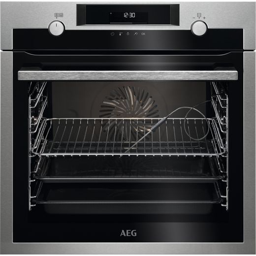 AEG BCE558070M Built In Electric Single Oven - Stainless Steel - A+ Rated