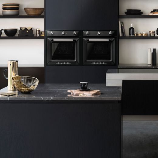 Smeg Victoria Electric Single Oven - Black