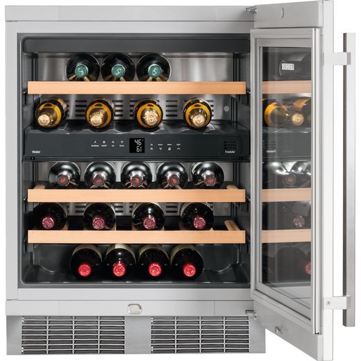 Liebherr UWTes1672 Built In Wine Cooler - Stainless Steel - G Rated