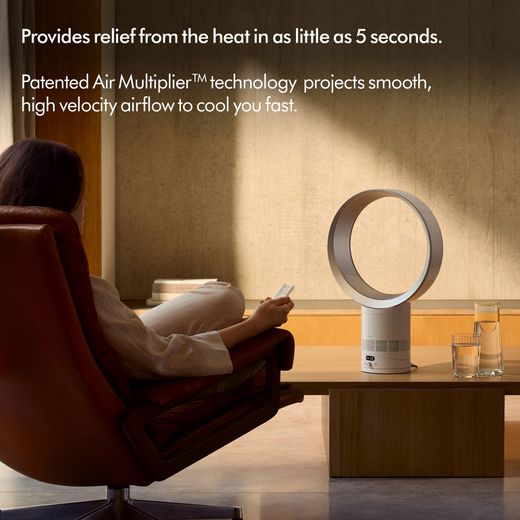 Dyson Cool CF1 Tower Fan - White - Annotation - provides relief shot