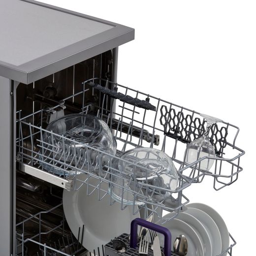 Beko Slimline Dishwasher - Silver