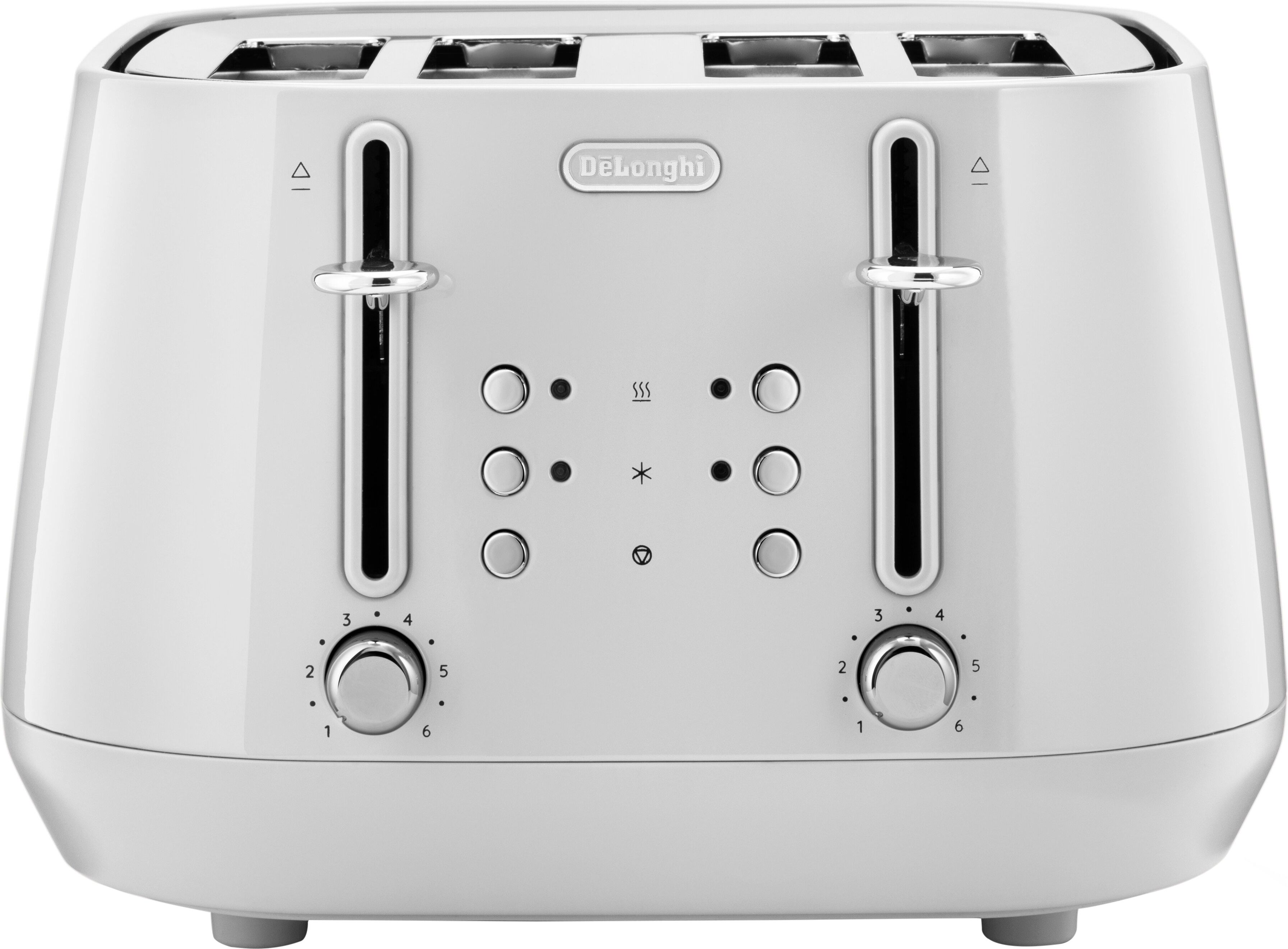 Delonghi Eclettica 4 Slice Toaster - White
