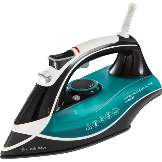 Russell Hobbs Supreme Steam Ultra 23260 2600 Watt Iron -Black / Green