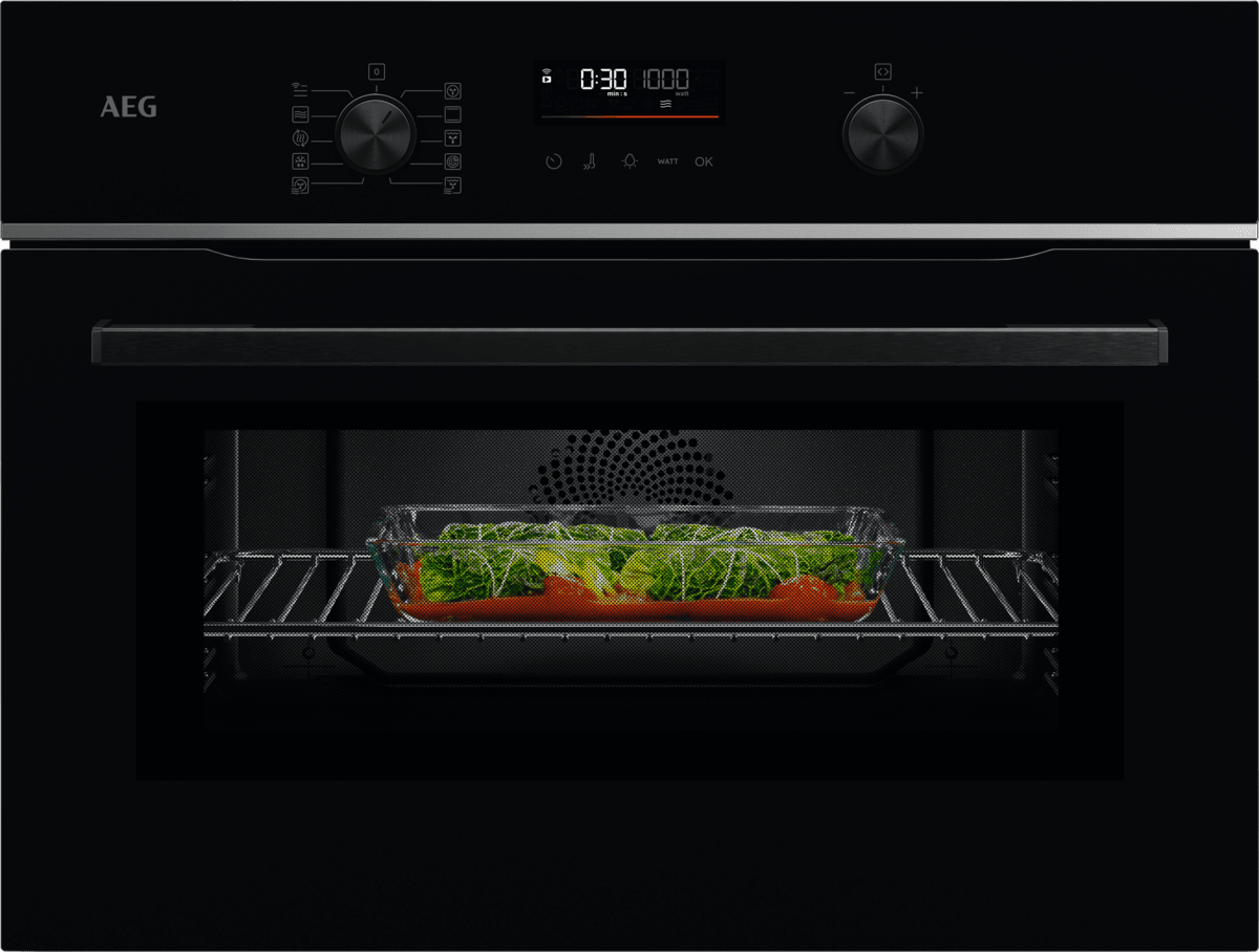 AEG TK6NK501B Combination Microwave Oven - Built-in - 44L - Black