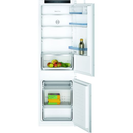 Bosch Serie 4 KIV86VSE0G Integrated 70/30 Fridge Freezer with Sliding Door Fixing Kit - White - E Rated