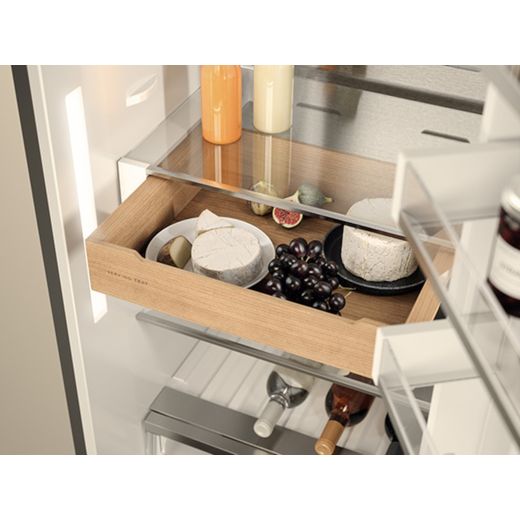ASKO RBR576DNC1.UK Integrated Upright 177cm Fridge - Door-on-door Kit - White - Serving tray