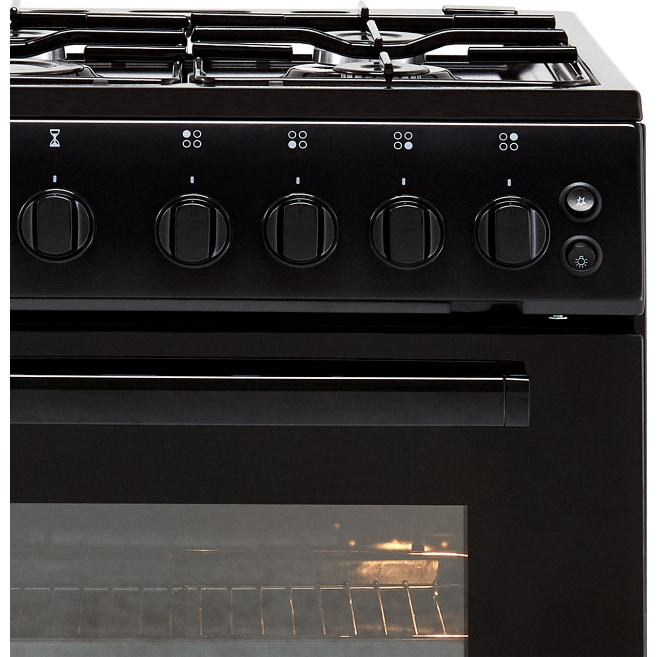 electra sg50b gas cooker in black