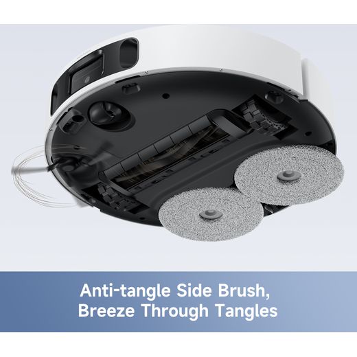 Mova E40 Ultra Robotic Vacuum Cleaner - White - Annotation - Anti tangle shot