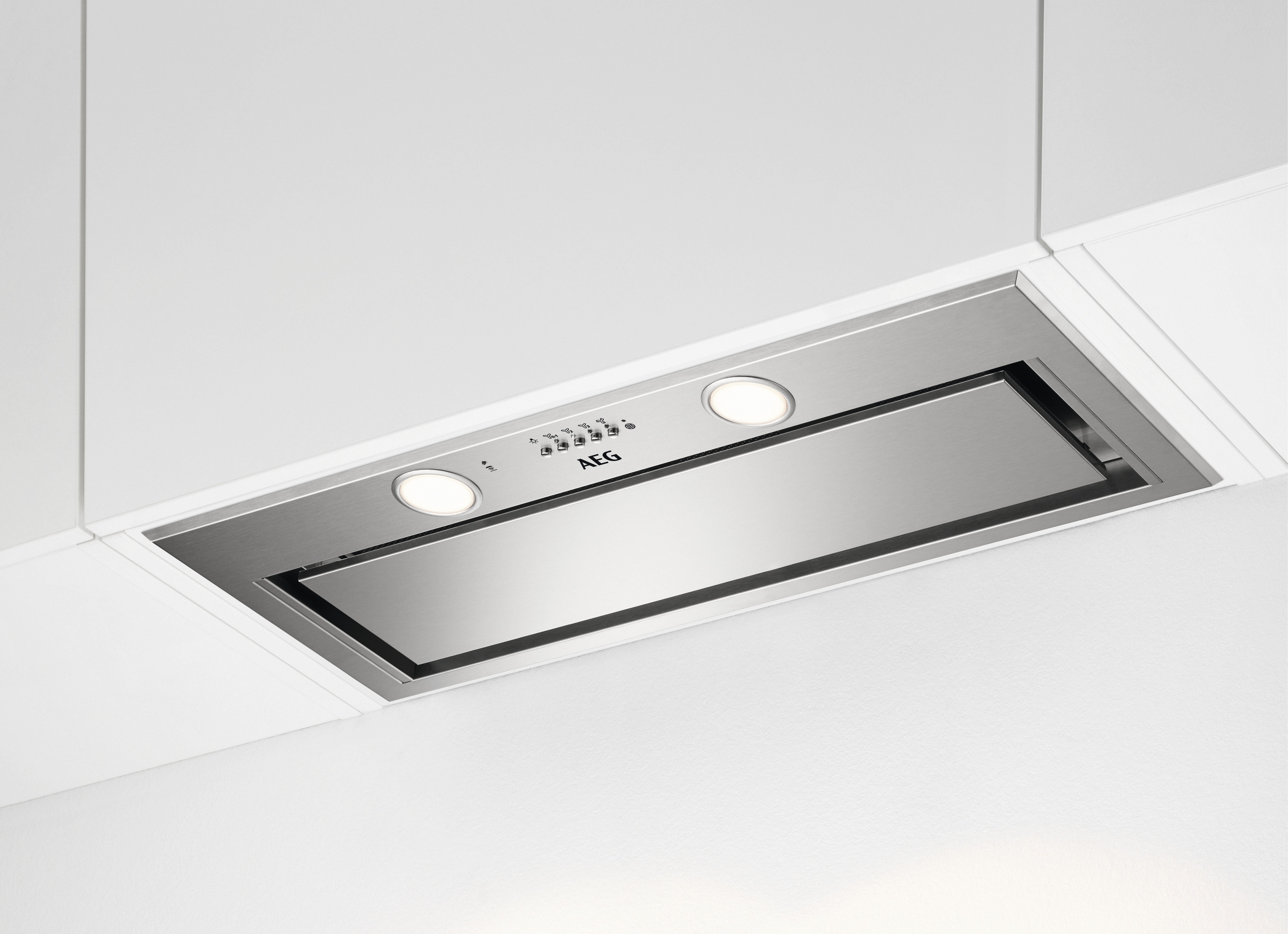 Image of AEG DGE5861HM 77 cm Canopy Cooker Hood - Stainless Steel, Stainless Steel