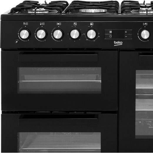Beko KDVF100K 100cm Dual Fuel Range Cooker - Black