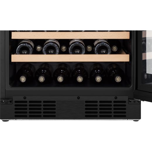 Hisense Wine Cooler - Black  - Close up air fan underneath shot
