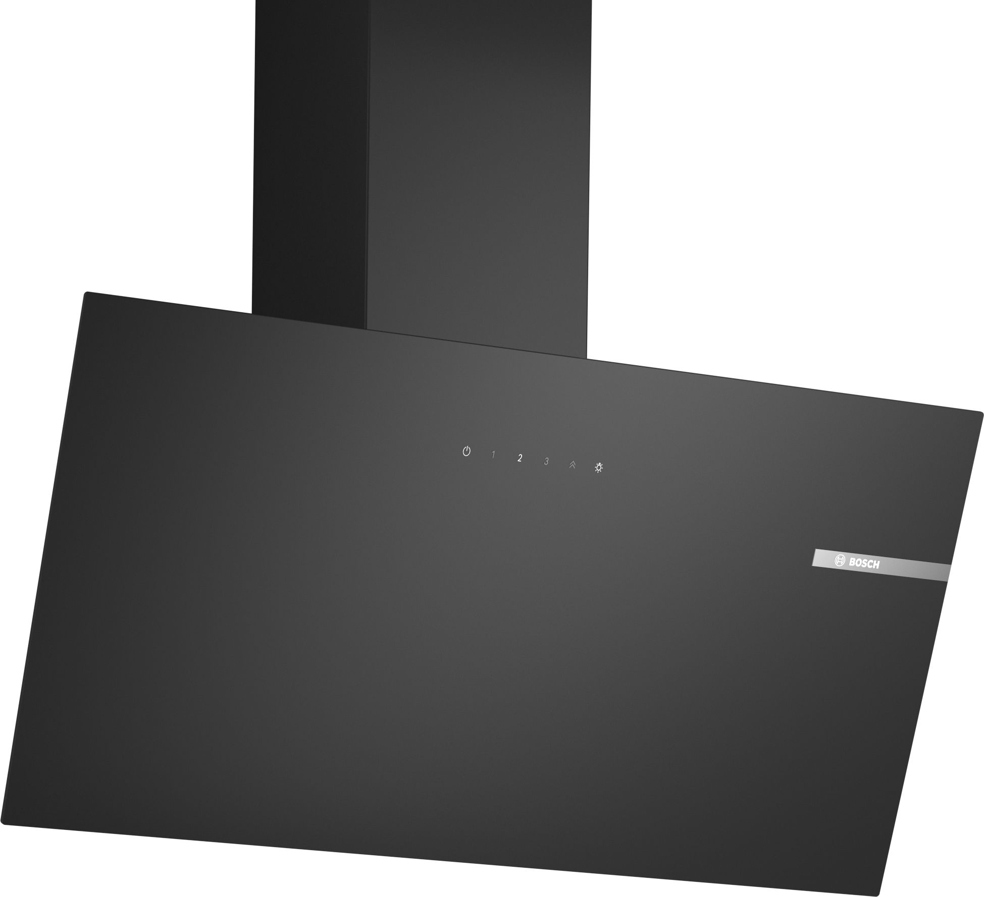 Image of Bosch Series 2 DWK85DK60B Chimney Cooker Hood - Black, Black