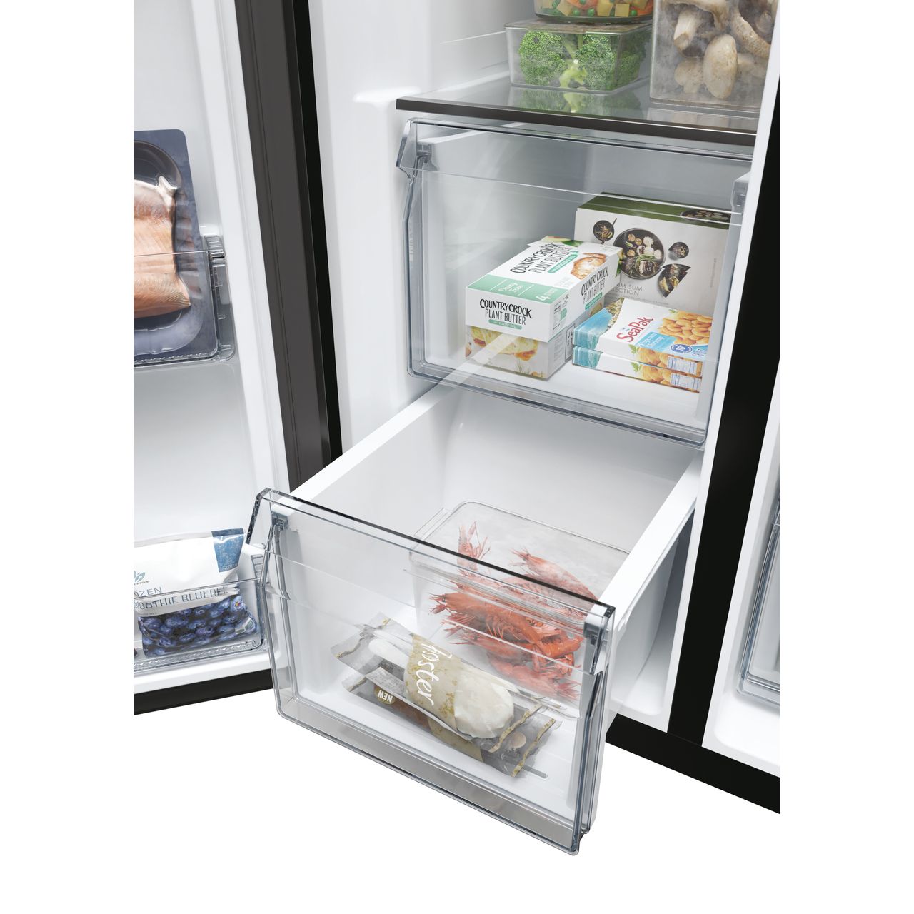 HSW79F18DIPT_BK | Haier American Fridge Freezer | Black | ao.com HSW79F18DIPT_BK | Haier American Fridge Freezer | Black | ao.com