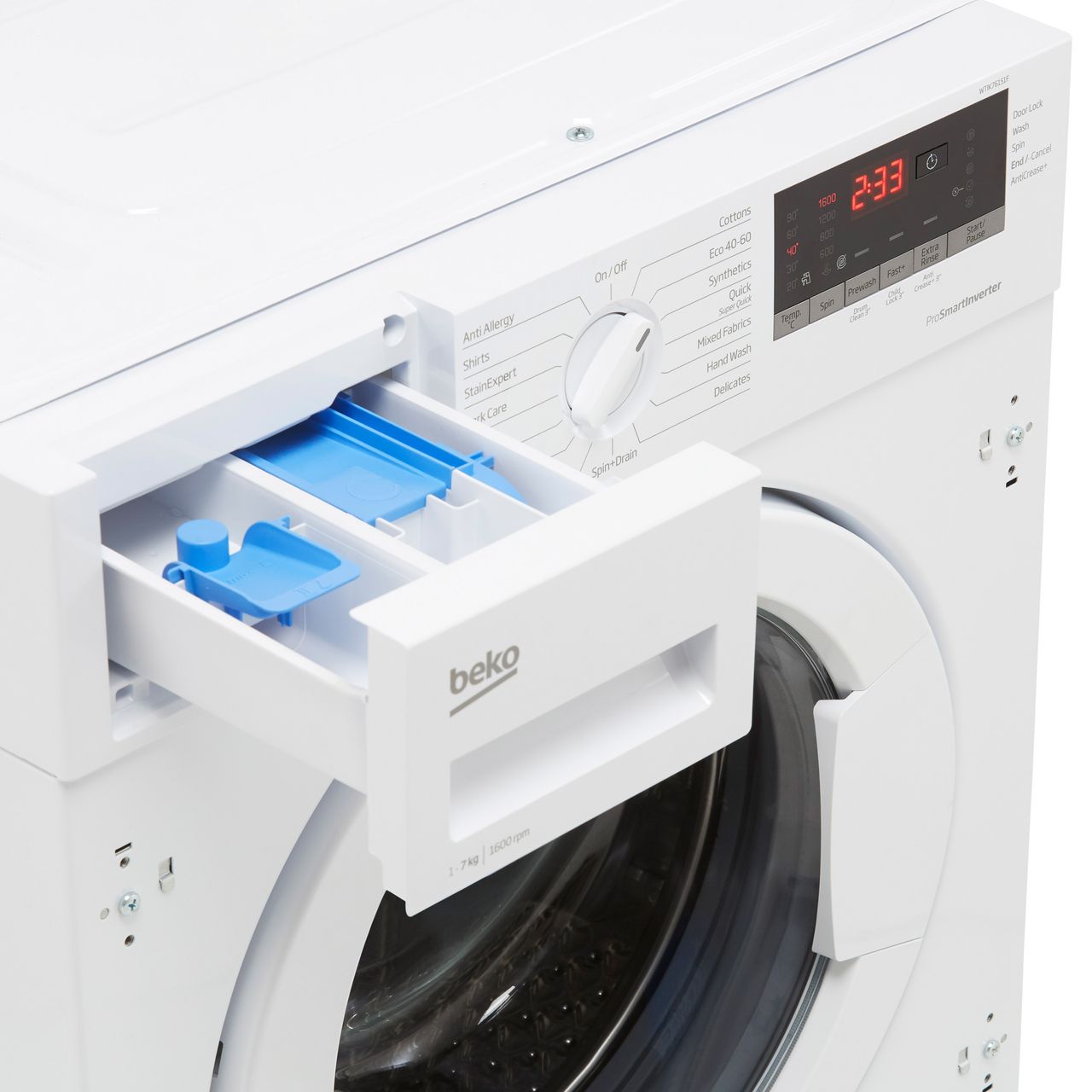 Beko wux71031wit lavadora 7kg 1000 rpm clase e color blanco barato de outlet