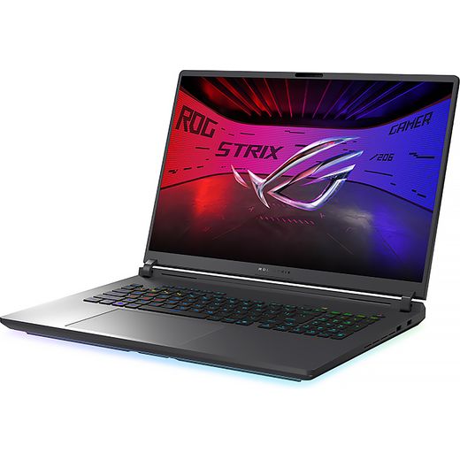 ASUS ROG Strix G18 G815LM-TT128W 18" Laptop - NVIDIA® GeForce RTX™ 5060, Intel® Core™ Ultra 9, 1TB SSD, 32 GB RAM - Grey - Left perspective