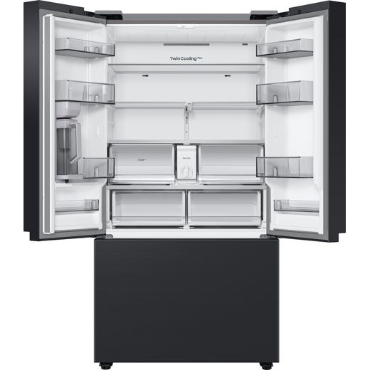 Samsung American Fridge Freezer - Black - Doors open