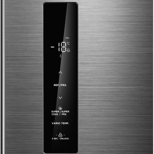 Midea American Fridge Freezer - Inox - Control panel