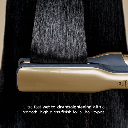 Shark Glam 5 in 1 Curly & Coily Multistyler HD6052SUK Hot Air Styler - Gold - Annotation - Wet to dry straightening
