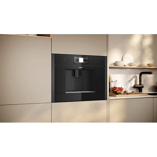NEFF N 90 CL4TT11G0 Built In Bean to Cup Coffee Machine - Graphite Grey - Coffee machine in modern kitchen