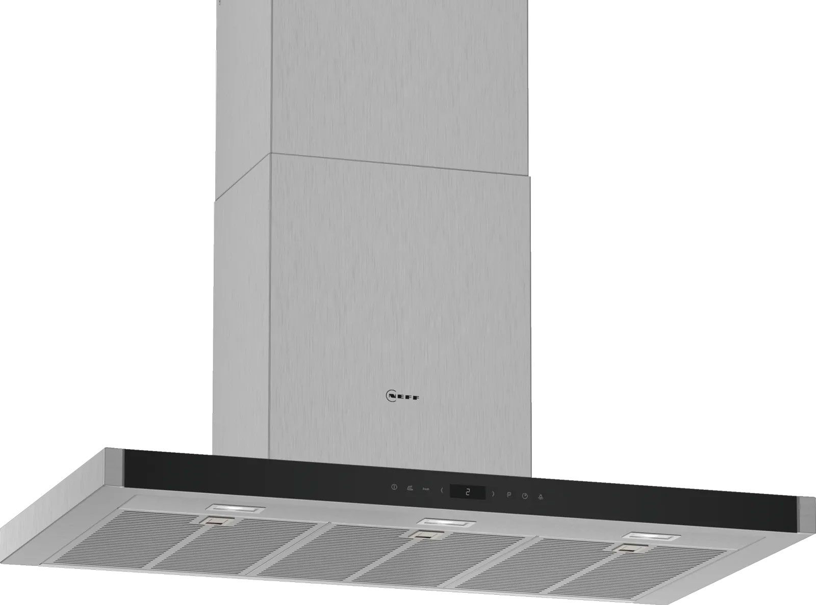 Image of NEFF N70 D95BMP5N0B 90cm Chimney Cooker Hood - Stainless Steel, Stainless Steel