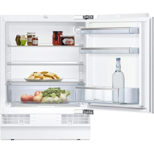 NEFF N50 K4316XFF0G Integrated Under Counter Fridge - Fixed Door Fixing Kit - White - F Rated