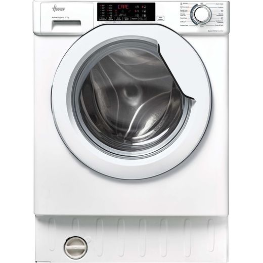 Hoover HBW 49TAMEJ-80 9kg Washing Machine with 1400 rpm - White - Front shot
