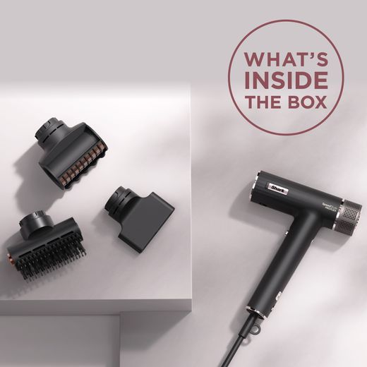Shark SpeedStyle Pro 3-in-1 HD731UK Hot Air Styler - Black - Annotation - What's in the box