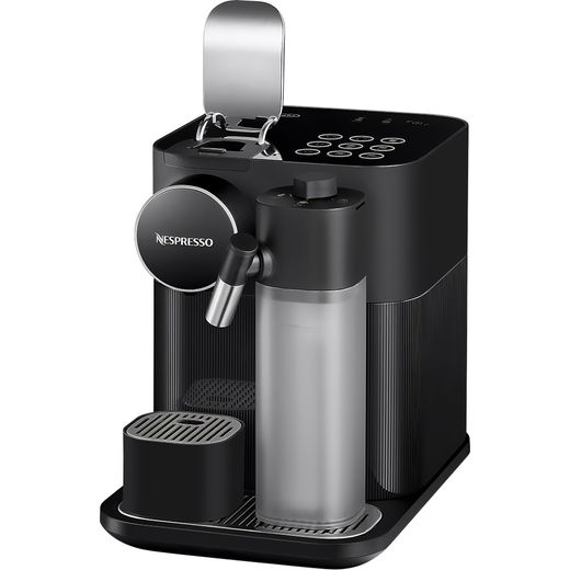 De'Longhi Nespresso Gran Lattissima EN640.B Pod Coffee Machine with Milk Frother - Black - Left perspective shot