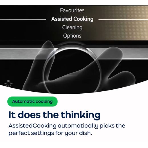 AEG 8000 MealAssist Built In Electric Single Oven - Black - AO Annotation -  AssistedCooking