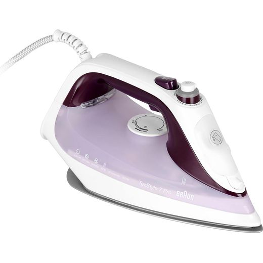 Braun TexStyle7 Pro SI7066VI 2600 Watt Steam Iron -Purple