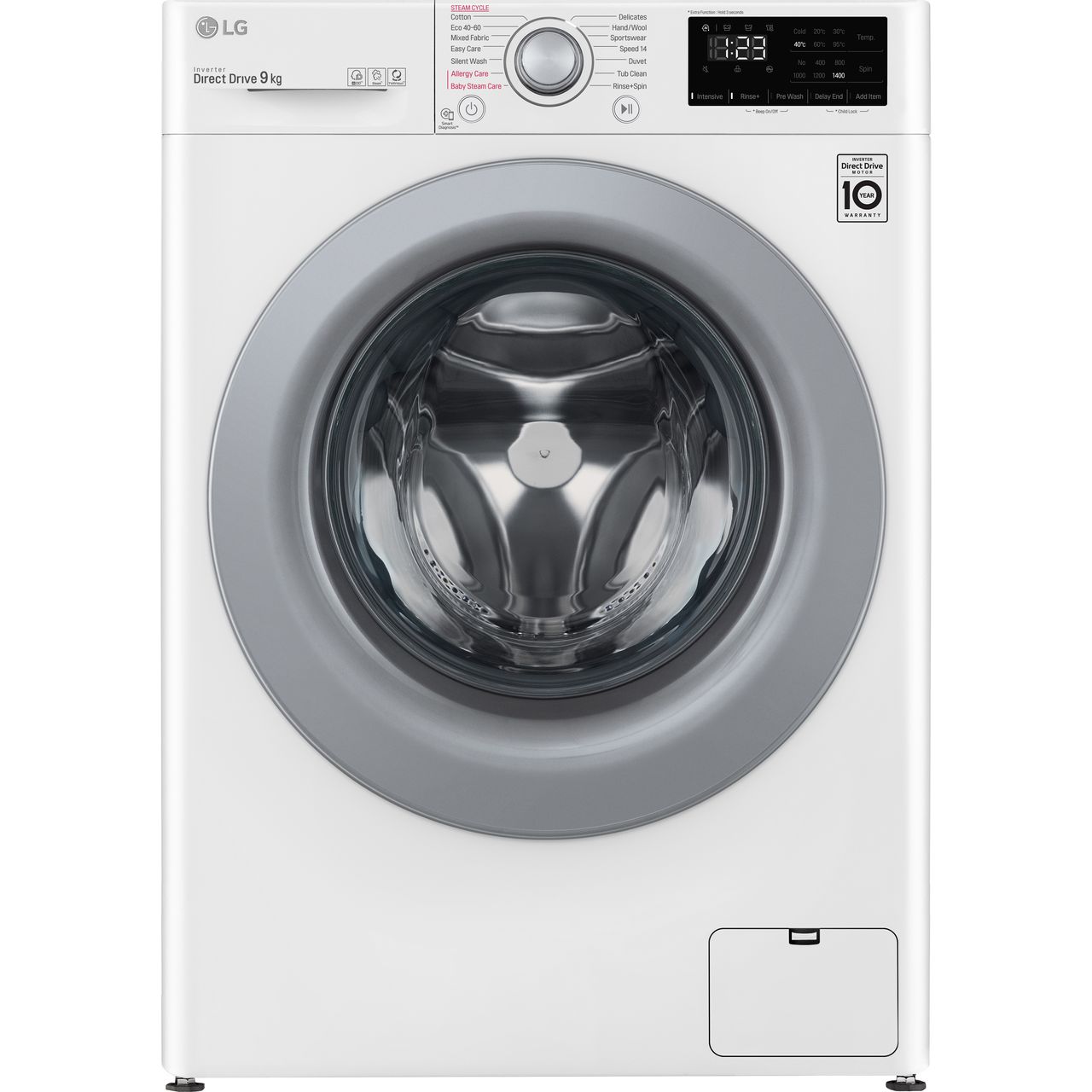 LG V3 F4V309WSE 9Kg Washing Machine with 1400 rpm Review